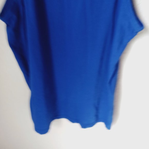 Gstar RAW blue tank top with red, white and blue, stars and stripes design in le - Picture 6 of 7